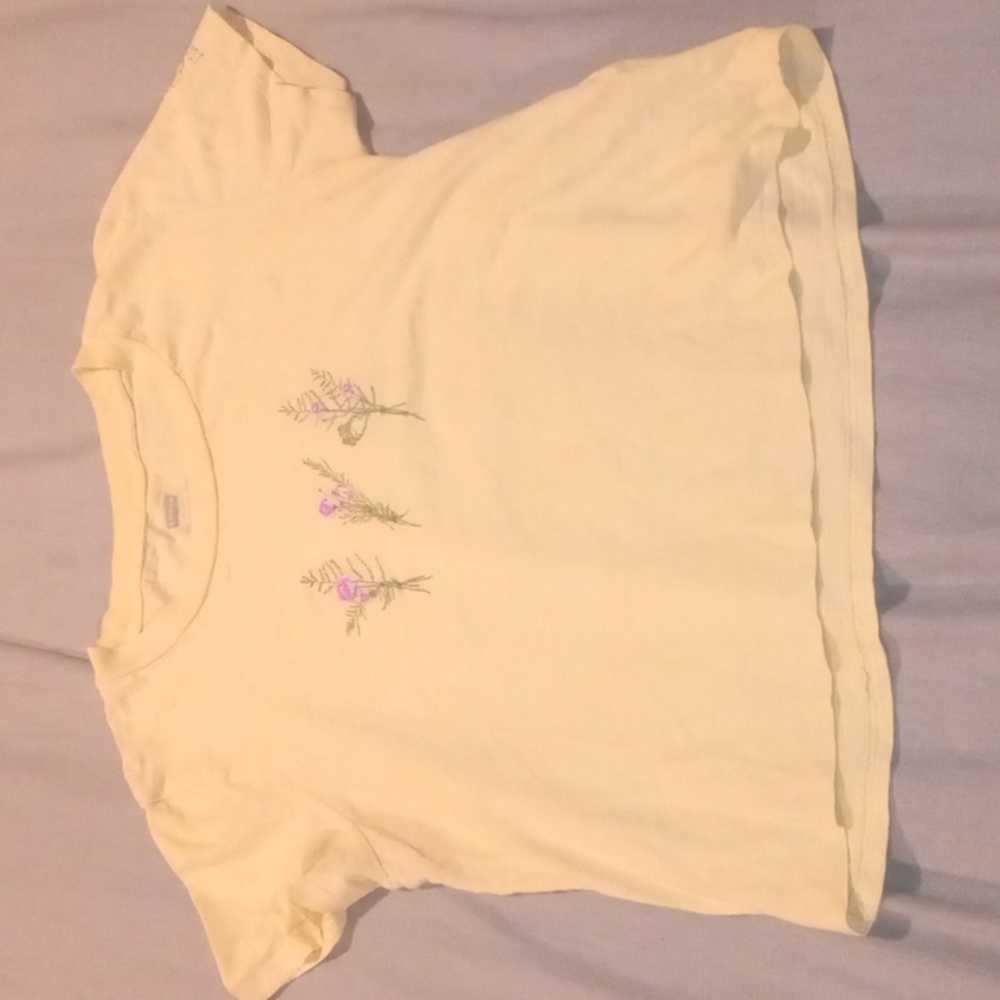 Levi's yellow crop top